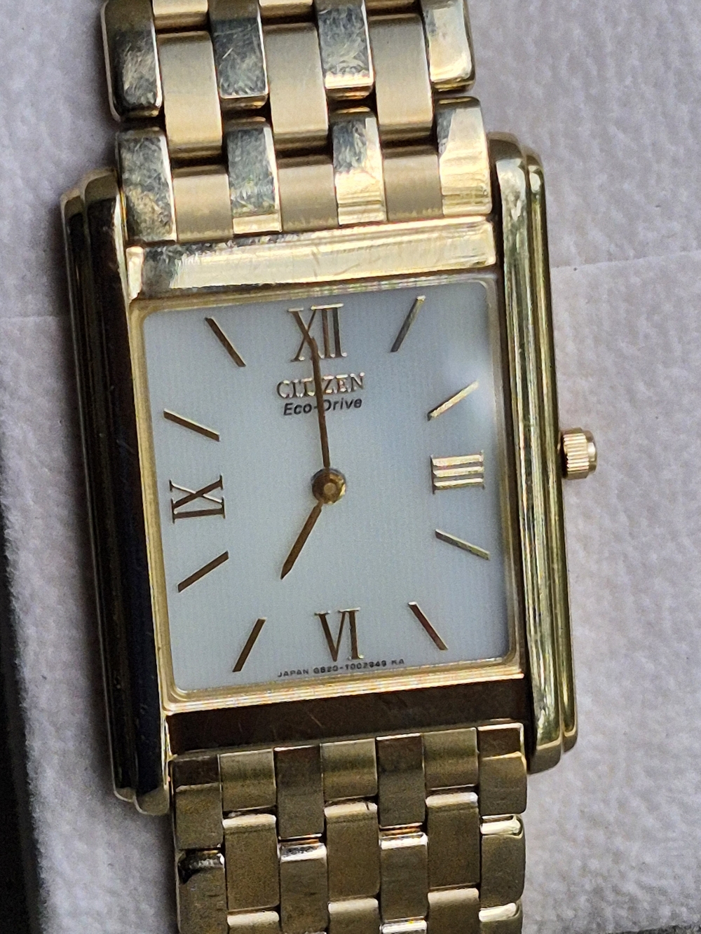 Citizen Stiletto Eco-Drive G820-T001688 TA White Roman Tank Quartz - Picture 12 of 16